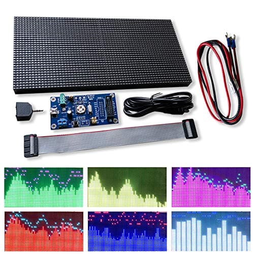 Douk Audio RGB Music Spectrum Level Display Screen Indicator VU Meter (50 Modes)