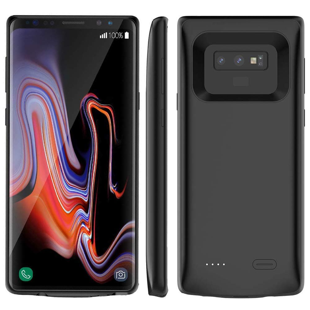 Battery Case For Note 9 Yicente 5000mAh Portable Charging Case External Battery Charger Case Rechargeable Cover Backup Extended Battery Pack Power Bank Case For Galaxy Note 9