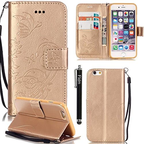iPhone 7 Leather Case,7 Phone Case,iPhone 7 Case,Flidm iPhone 7 PU Leather Wallet Case Protective Flip Stand Cover for iPhone 7#001