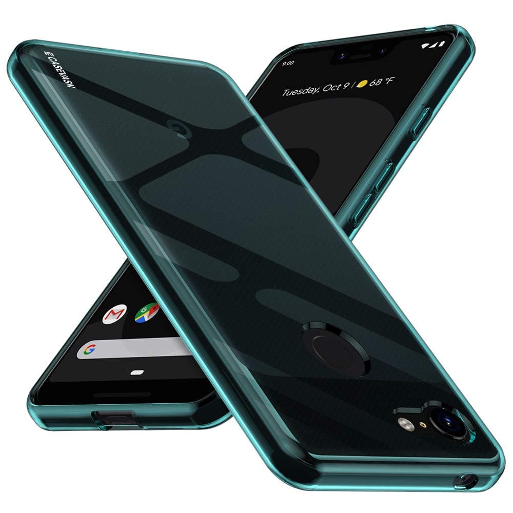 Google Pixel 3 XL Case, CASEVASN [Slim Thin] Anti-Scratches Flexible TPU Gel Rubber Soft Skin Silicone Protective Case Cover for Google Pixel 3 XL (Mint)