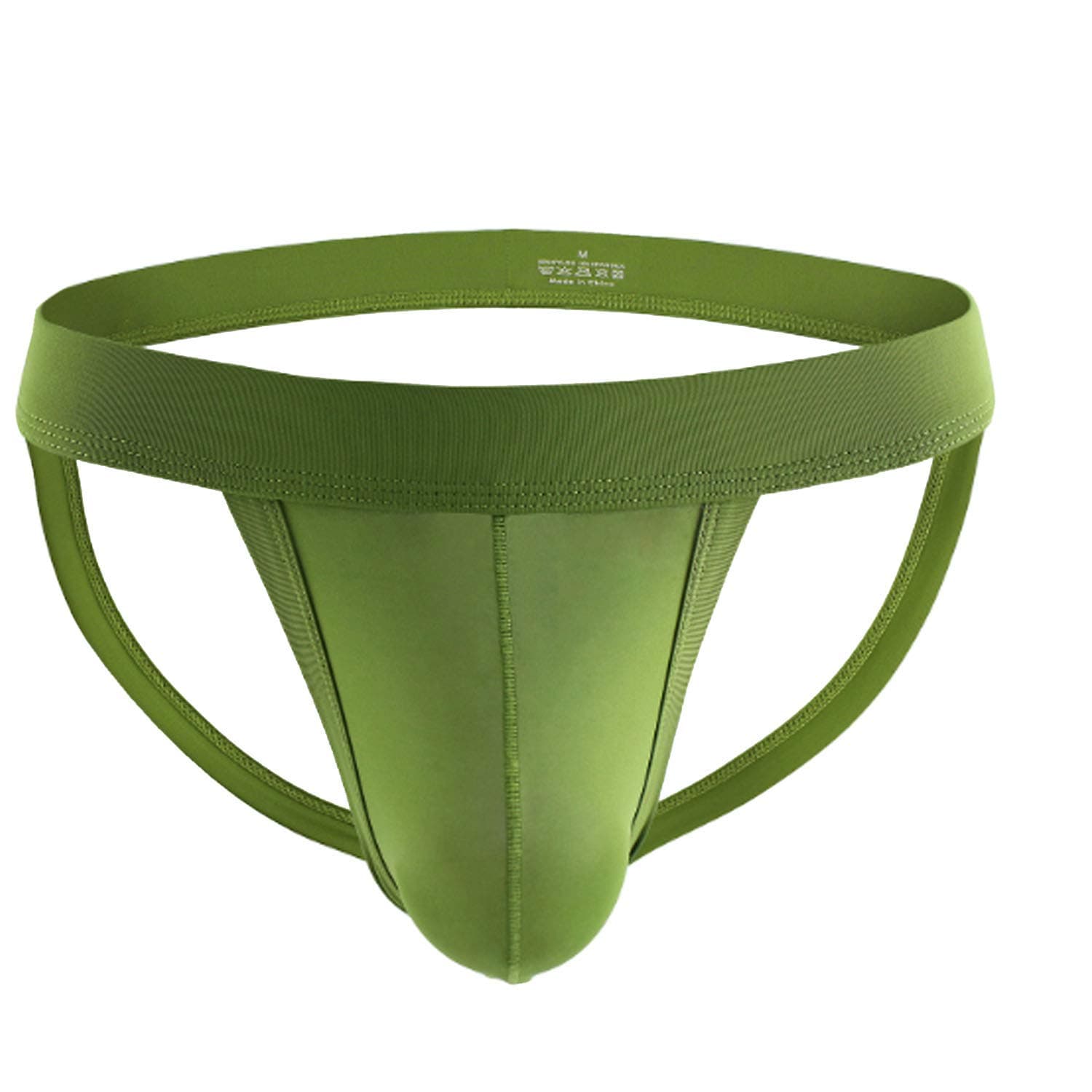 Mens Solid Color High Elastic Waistband Athletic Supporter Performance Jockstrap Sports Briefs Hot Underwear