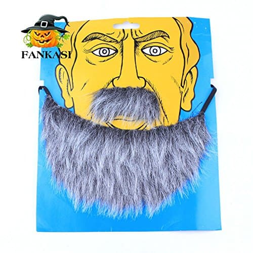 Chen Han Funny Fake False Simulation Beard Mustache Halloween Masquerade Props