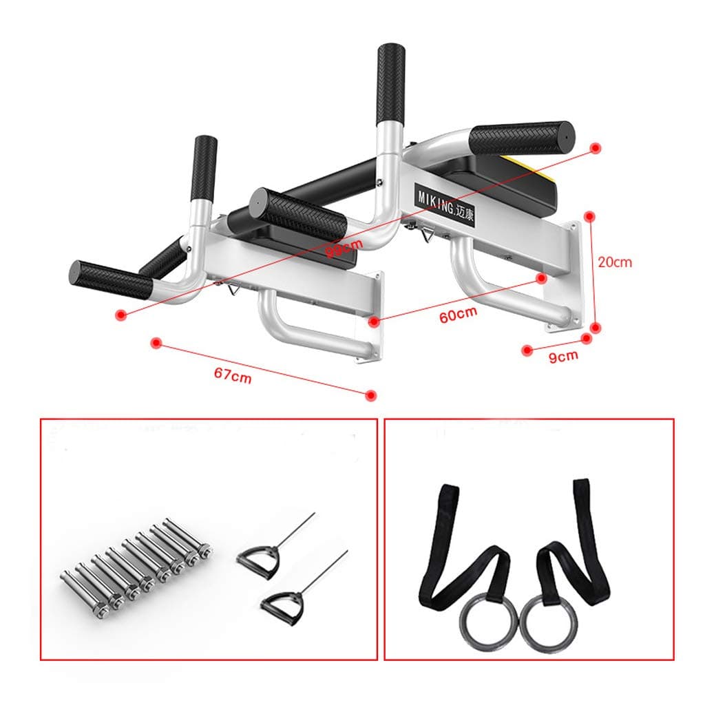 LHY Pull up Bar Chin up Station Wall Mounted Home Gym Exercise Workout Strength Training Equipment