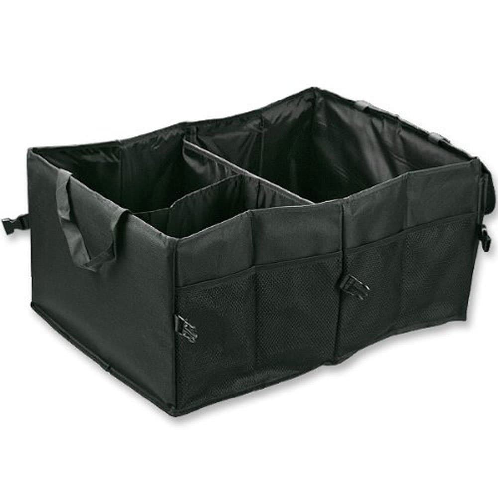Oustore Folding Trunk Organizer,Foldable Cargo Storage Box with Rope Handles,56 x 40 x 26cm(22"x15.7"x10.2")
