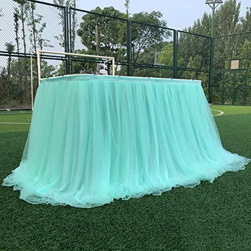 Gavenom Fluffy table skirts Wedding set table surrounds Check-in tablecloths Light party tablecloths Champagne skirts