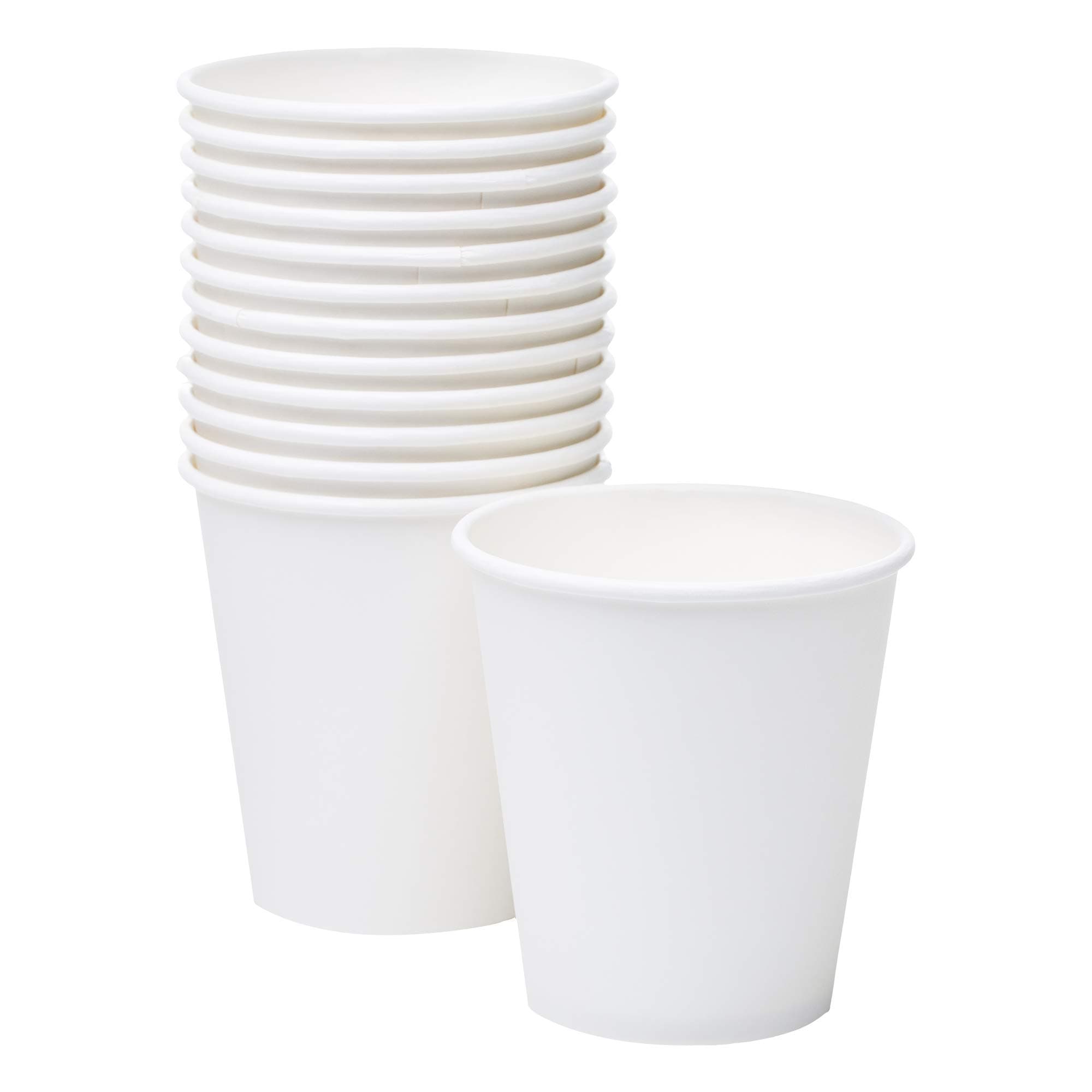 Biodeck Compostable and Biodegradable Hot Drink Cup, 12oz/360ml, White (Pack of 50)