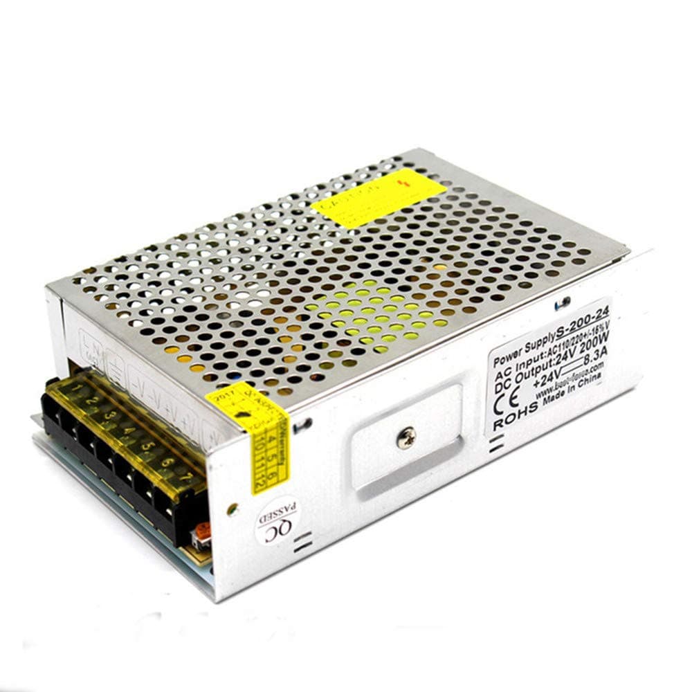 24V 8.3A 200W LED Driver Switching Power Supply 110/220VAC-DC24V Transformer Monitoring Power Supply Industrial Power Universal Type