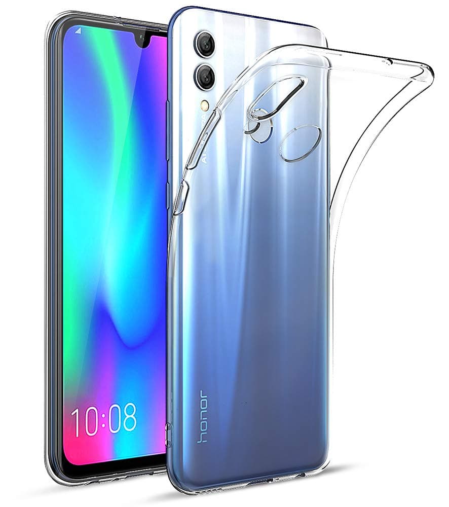 EIISSION Case for Huawei Honor 10 Lite Case, Transparent Soft Protective Phone Case Anti-scratch TPU Silicone Slim and Thin Cover Compatible Huawei Honor 10 Lite- Transparent