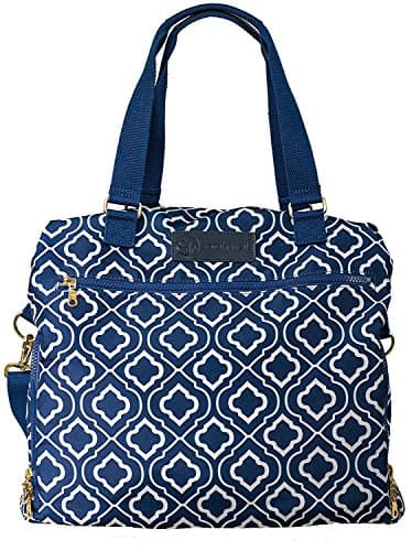 Miss Locker Breast Pump Tote Bag - Lightweight Premium (solid BLACK)