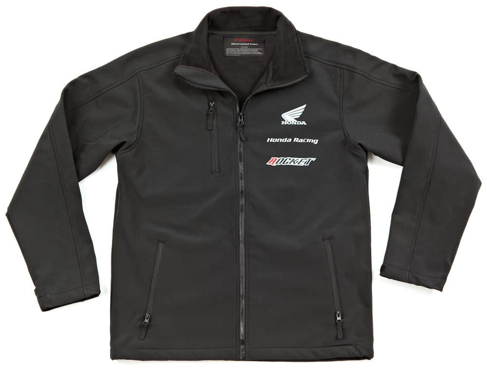 Joe Rocket Honda Racing Soft Shell Jacket Black Mens MD