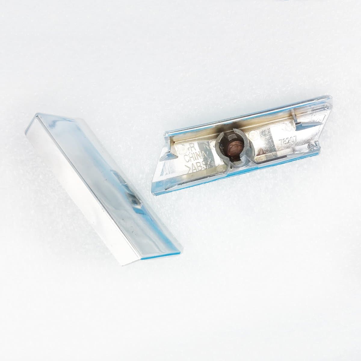 Front Headlight Washer Nozzle Cover Chrome SET Right + Left FOR 06-11