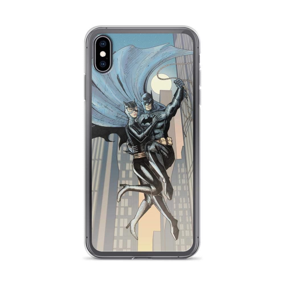 iPhone 6/6s Pure Clear Anti-Scratch Shockproof Case Bat-Man Superhero Comic and Catwoman