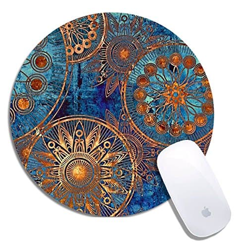 Ultra-thin Mandala Mouse Pad - Modern Colorful Speed Mouse Pad Gaming Mice Pad with Non-slip Rubber Base Mouse Mat(Mandala)