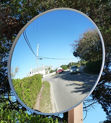 Safety Traffic Mirrors,Outdoor Universal Security Convex Mirror,Include Mounting Bracket,Made in Czech Republic,Heavy Duty