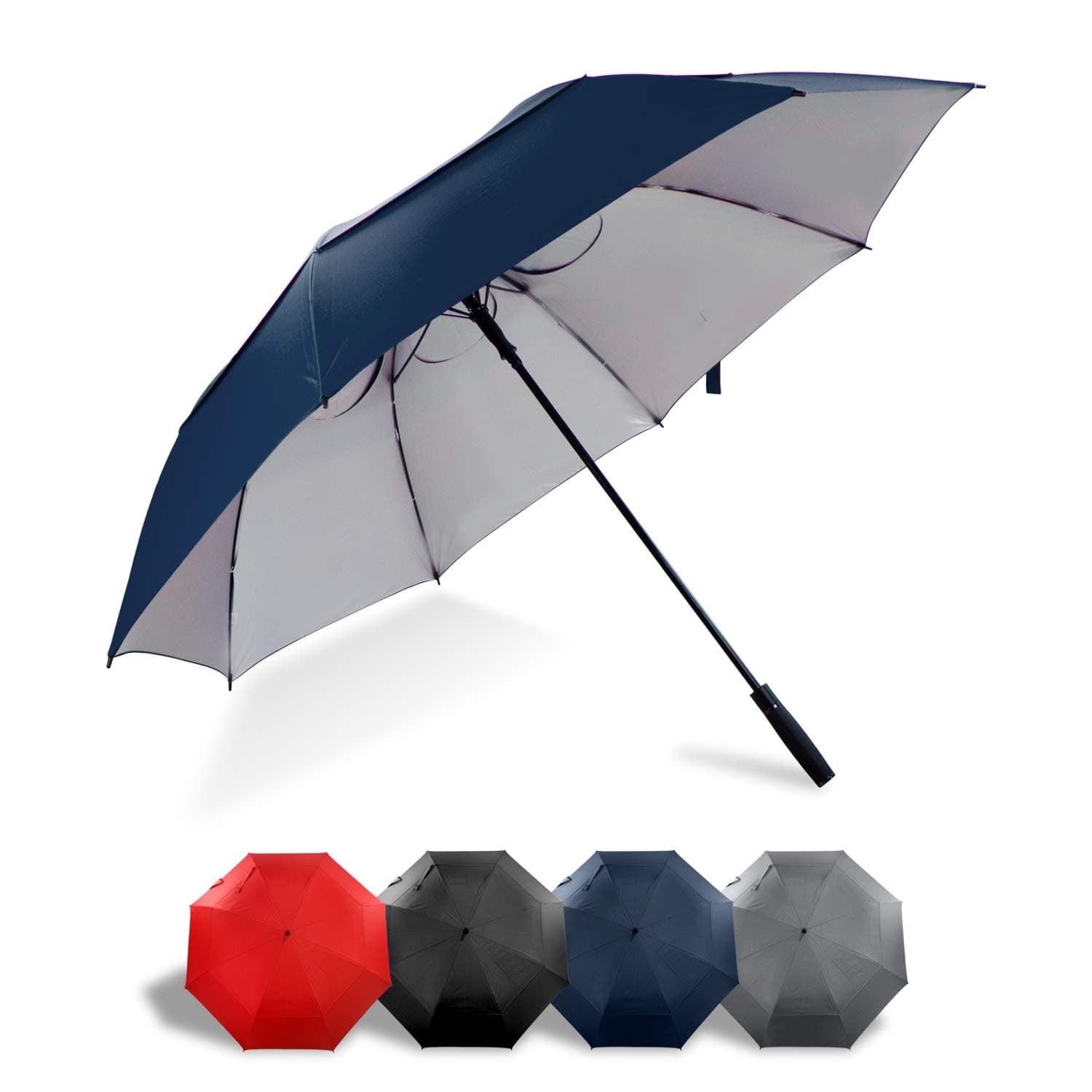 68 inch Large Windproof Golf Umbrella- Auto Open Oversize Umbrella Sun Protection for Men Women