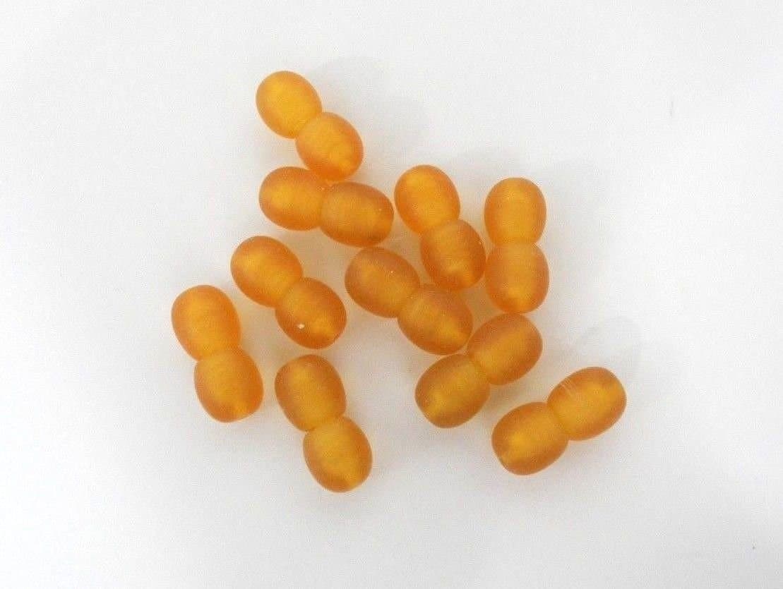 10 Piece Plastic Screw Clasp Component for Amber Necklace Matte Orange Alluregem 53764