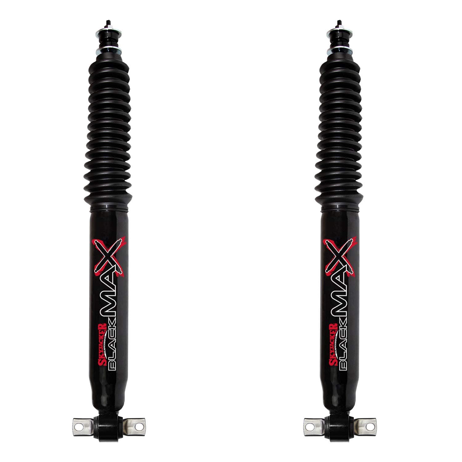 Skyjacker Black MAX Hydro Shocks F Pair for 97-06 Wrangler 4WD w/0-3" TJ