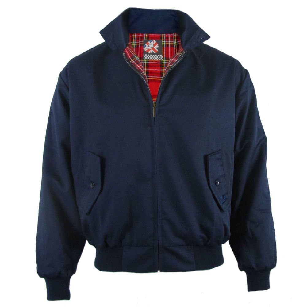 Navy WARRIOR Harrington Jacket Retro/Mod/Scooter XL