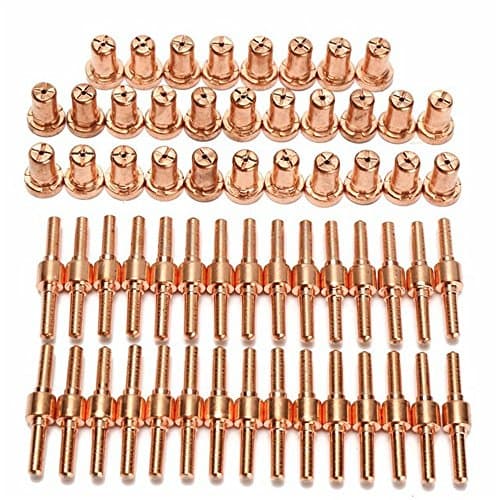 200pcs Consumables Extended(tips and electrode) PT-31 for 40A 50A Air Plasma Cutter and CT520 520TSC welding machine