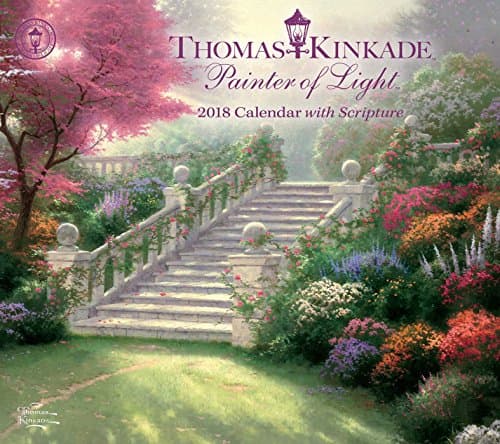 Official Thomas Kinkade Painter of Light with Scripture 2018 Deluxe Wall Calendar Calendar – Wall Calendar, 31 Aug. 2017