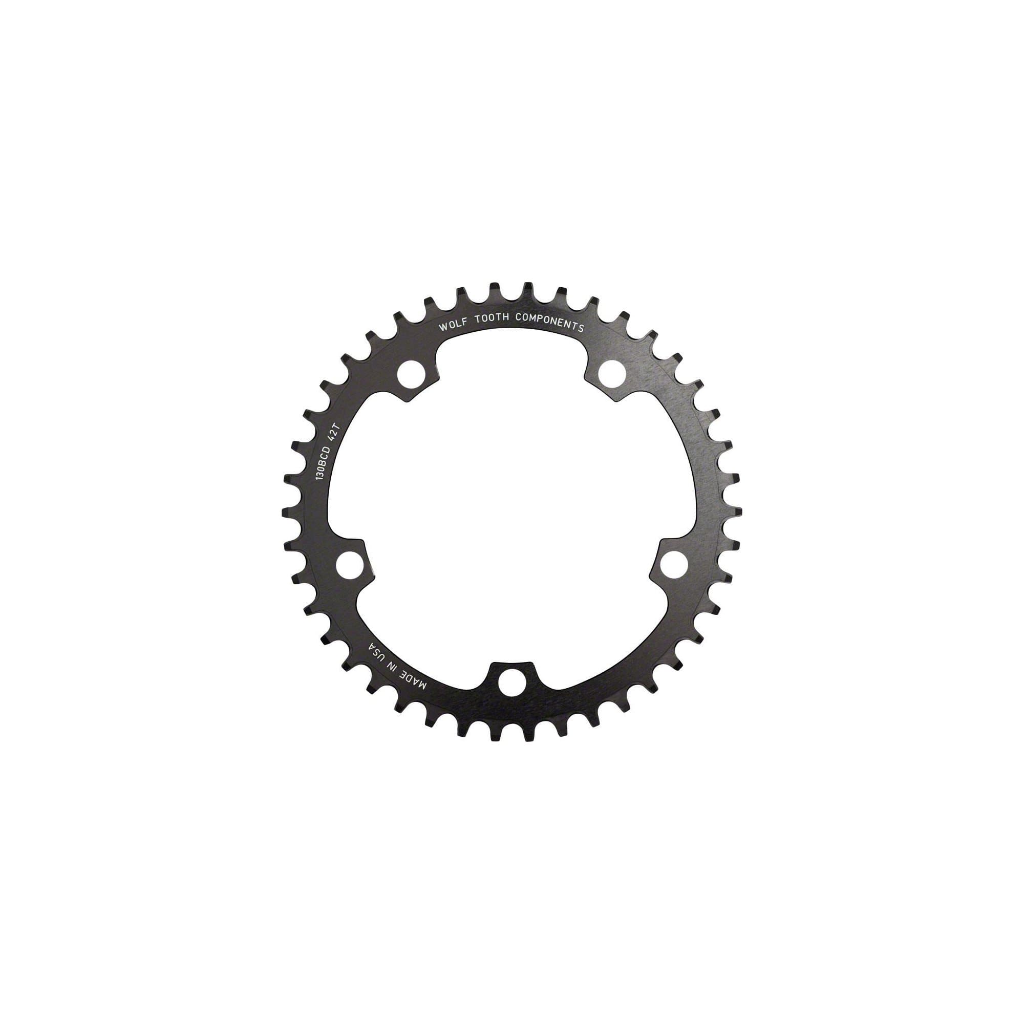 Wolf Tooth Road & Cyclocross Drop Stop Chainring (46t, 110BCD 5-Bolt)