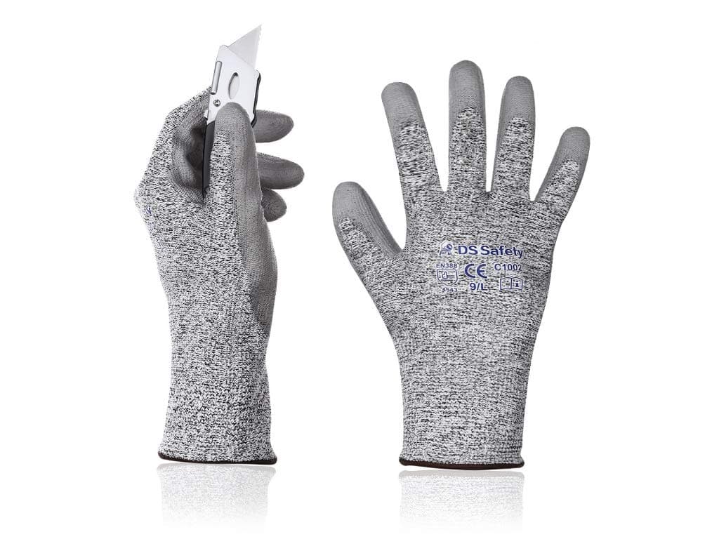 Cut Resistant Gloves with Extreme Lightweight & Thin Level 5 Wire Metal Gloves for Refined Work 12 Pairs