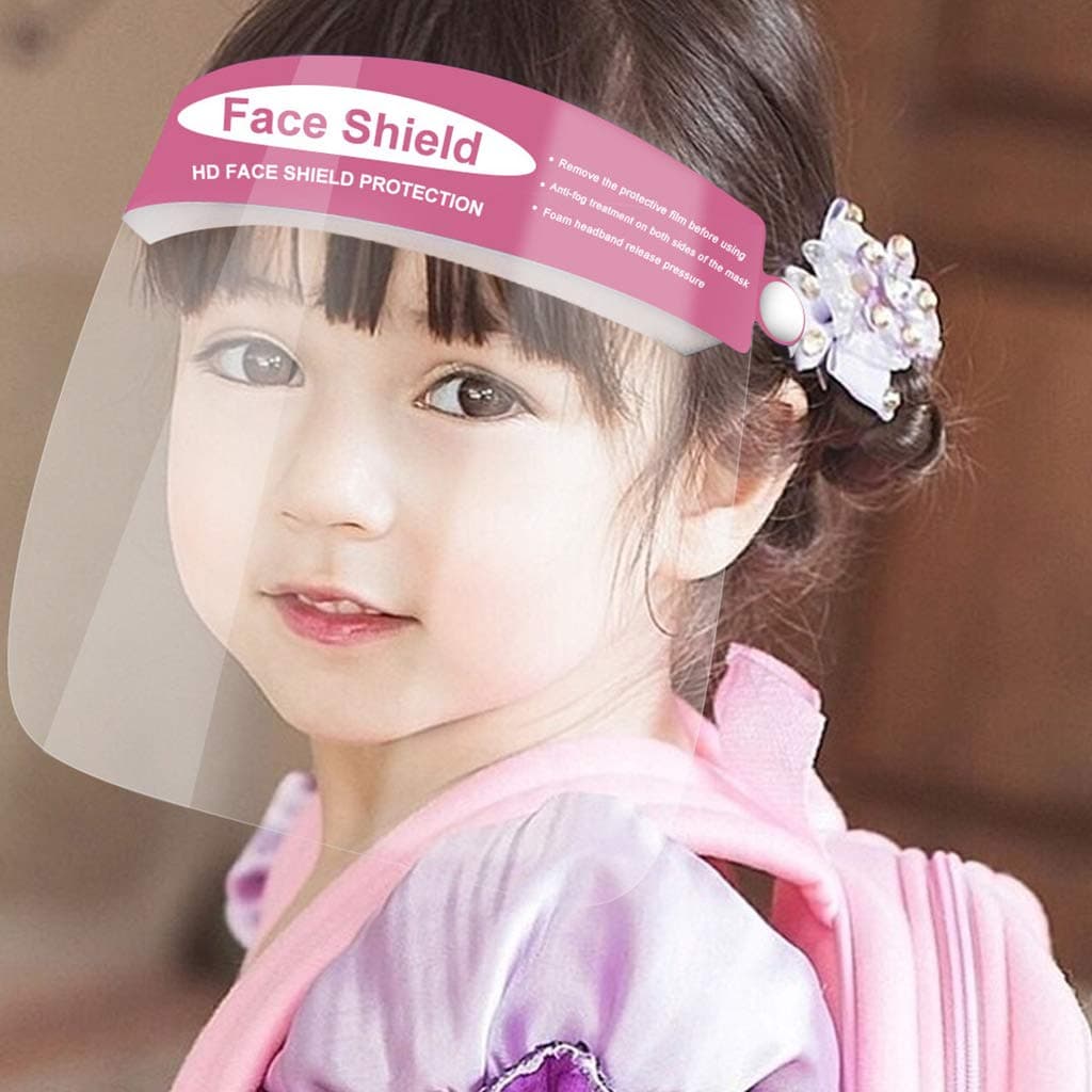 Clear Full Face Shield, Anti Splash Dustproof Protective Guard for Kids Child
