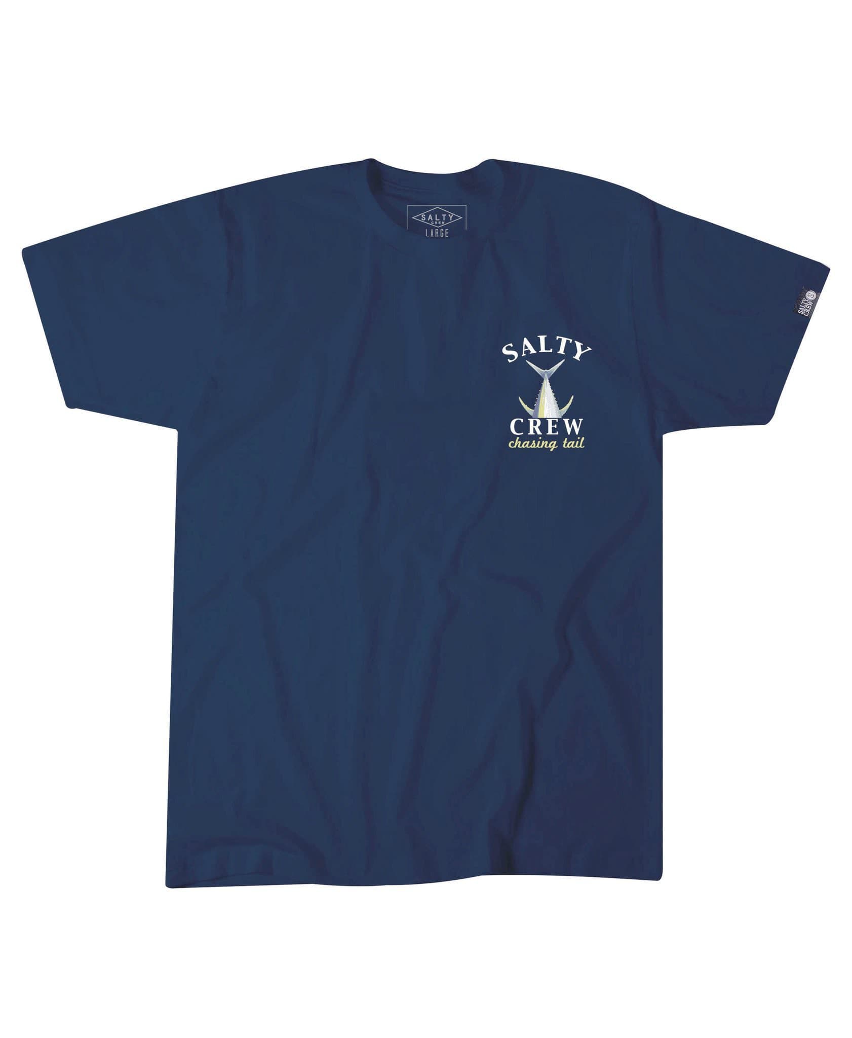 Salty Crew Men's Chasing Tail Tee, Navy Heather