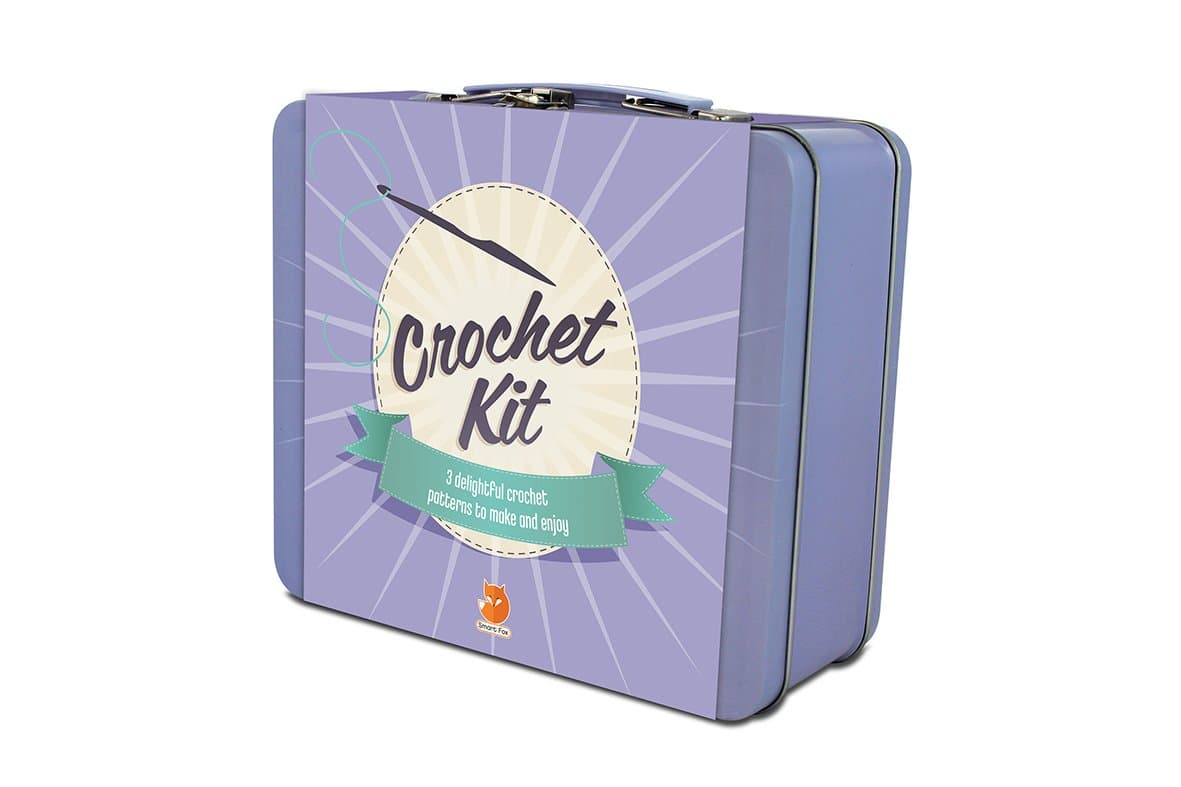 Crochet Kit Gift Tin 3 delightful Patterns to make and enjoy Christmas Gift