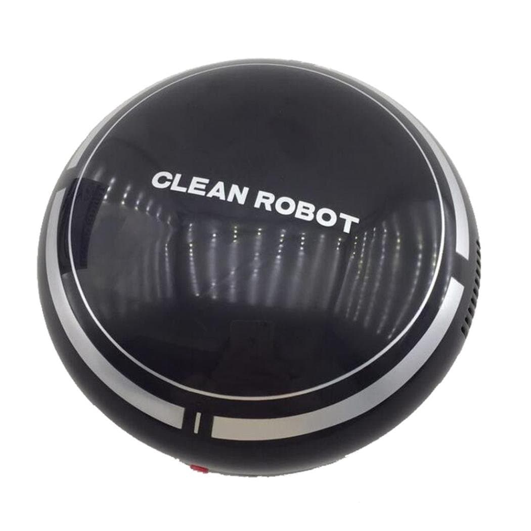 Automatic Vacuum Cleaner Robot Rechargeable Robotic Auto Home Cleaning Self Detect Smart Robot Cleaner with Large Dust Garbage Capacity (Black)