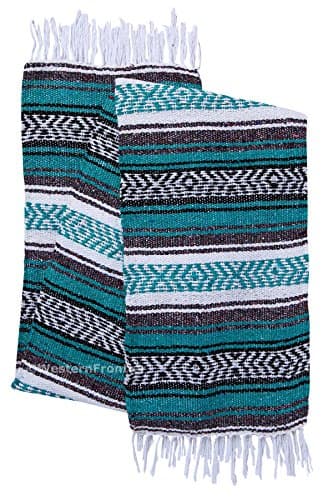 Zenflex Mexican Yoga Blanket (Teal)