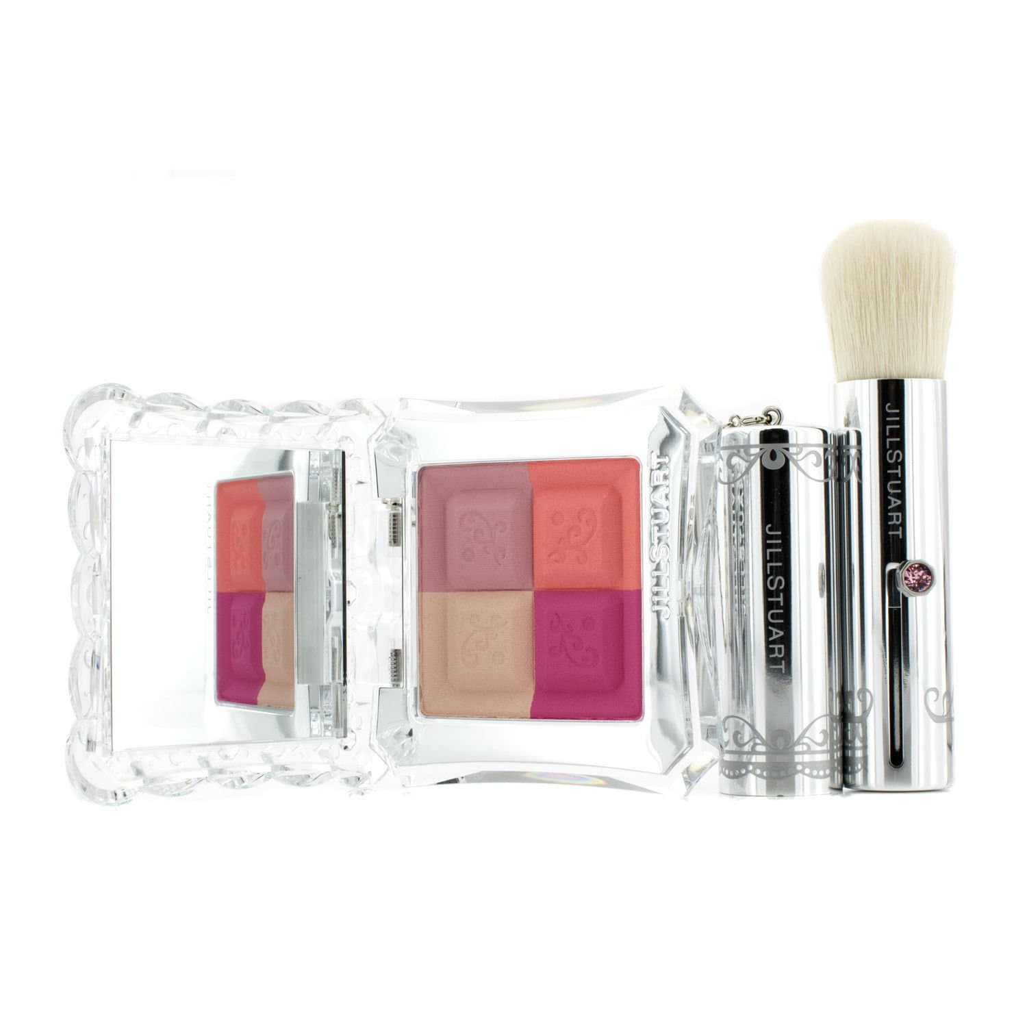 Mix Blush Compact N (4 Color Blush Compact + Brush) - # 03 Milky Strawberry 8g/0.28oz