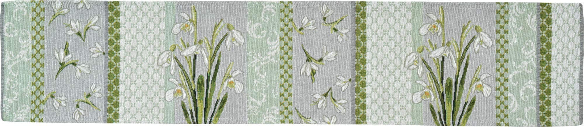 Sander table runner mint size 32x96 cm