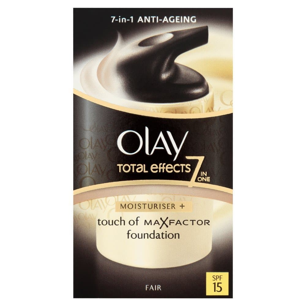 Olay Total Effects Touch of Max Factor Foundation SPF15 Moisturiser 37 ml - Fair
