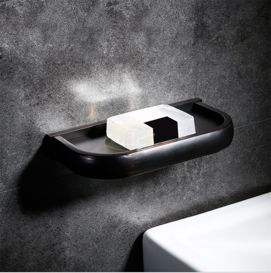 Bathroom Soap Dishes,Full copper material modern simplicity styles square base Soap dish, Wall-mounted Soap Holder