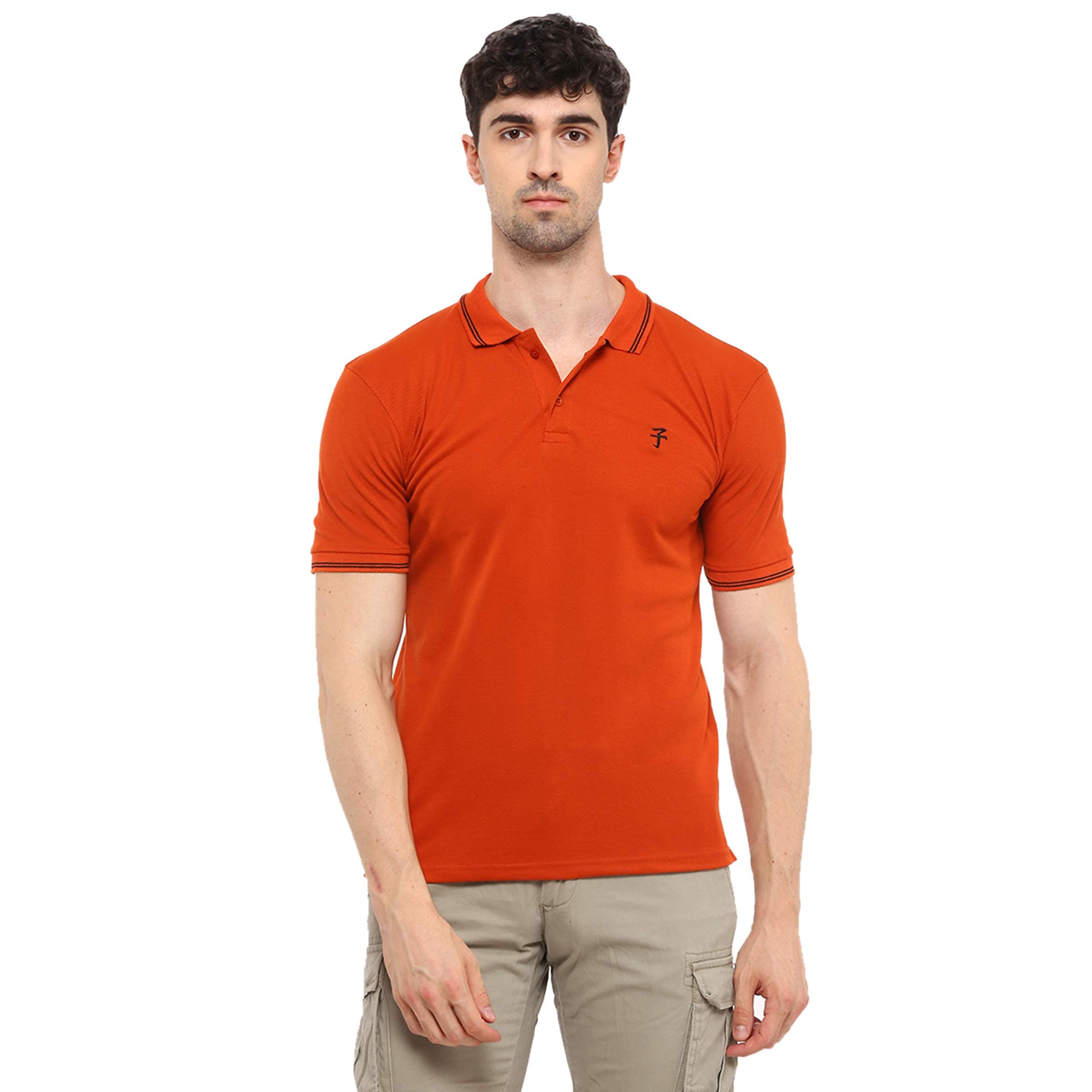 LEVIZO Men's Regular Fit Polos