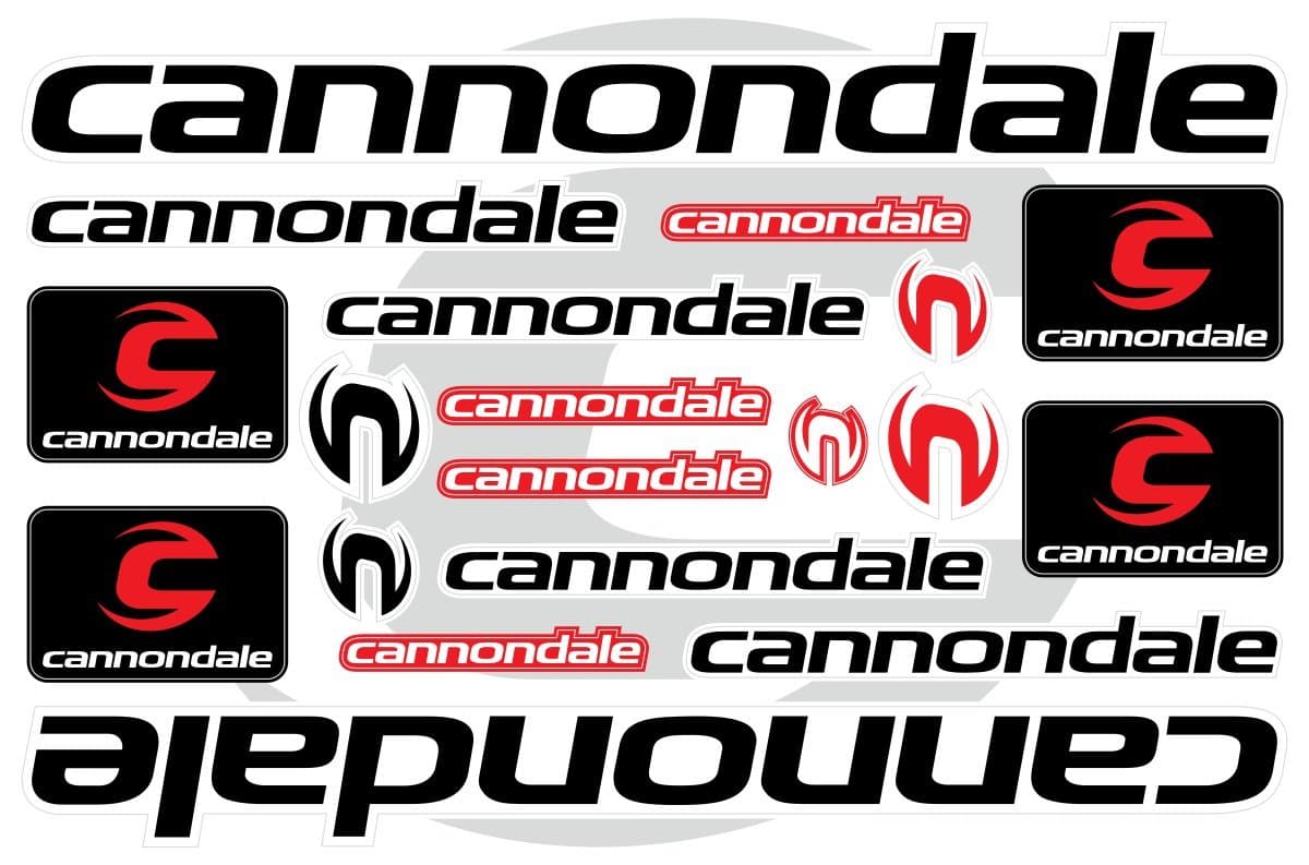 Cannondale Decals Stickers Bicycle Frame Replacement Graphic Set #2