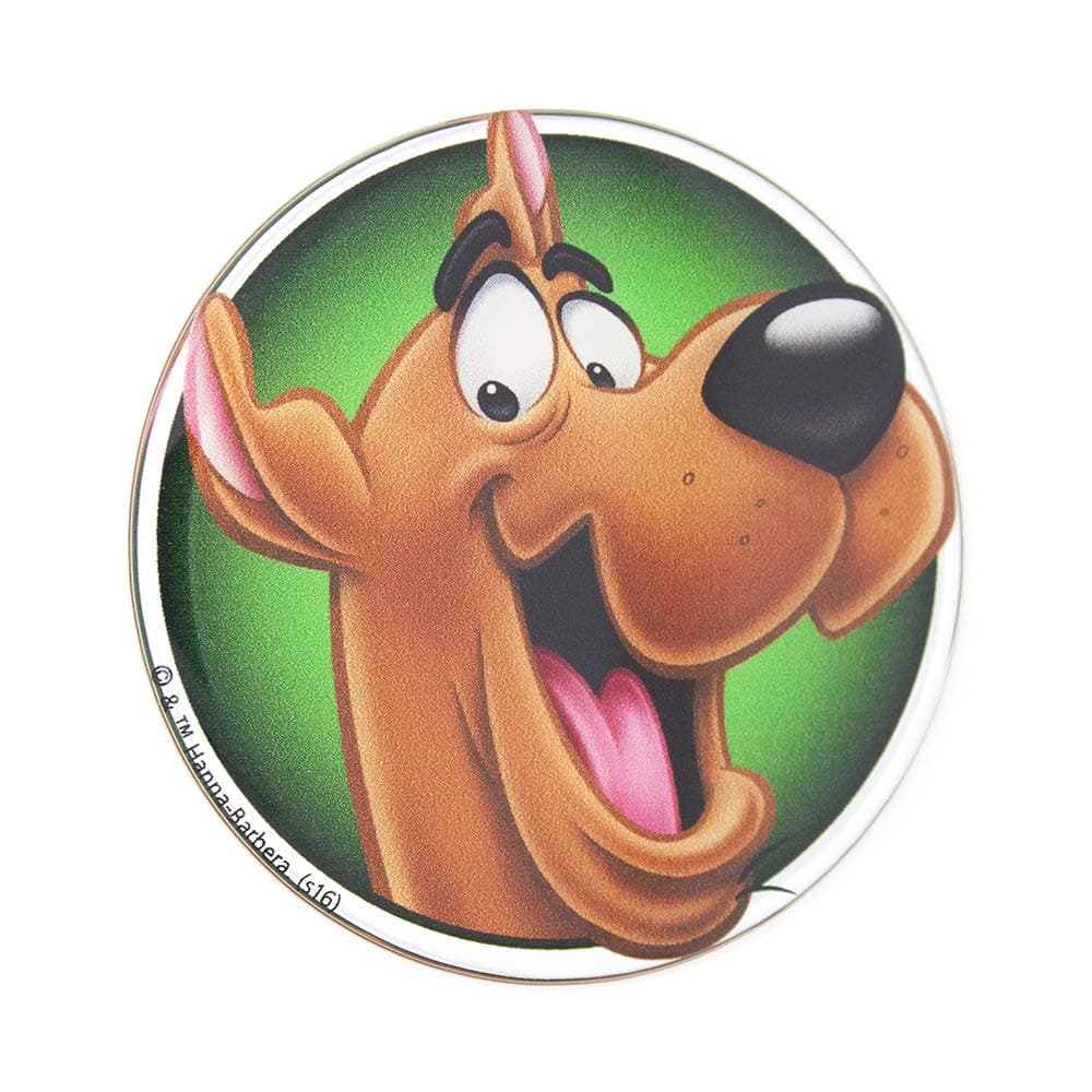 Fan Emblems Scooby Doo Car Sticker Domed/Multicolor/Chrome Finish, Happy Scooby Automotive Emblem Decal Easily Applies to Cars, Trucks, Motorcycles, Laptops, Cellphones, Windows, Almost Anything
