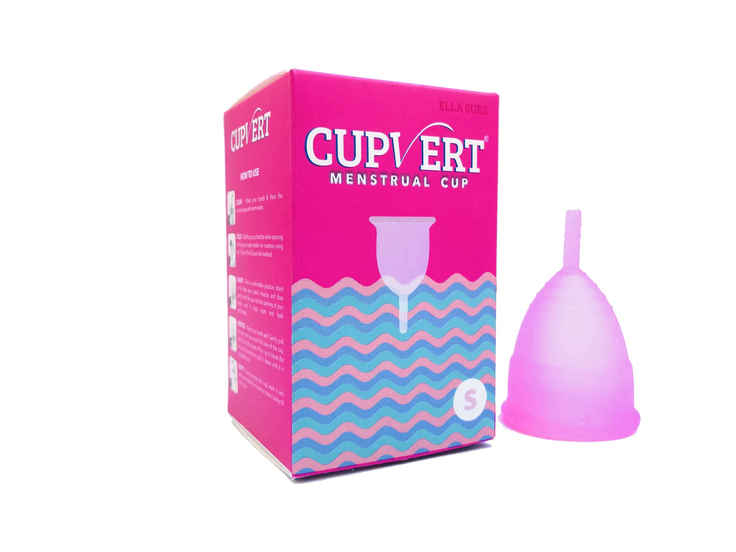 CUPVERT Reusable Menstrual Cup For Women Small