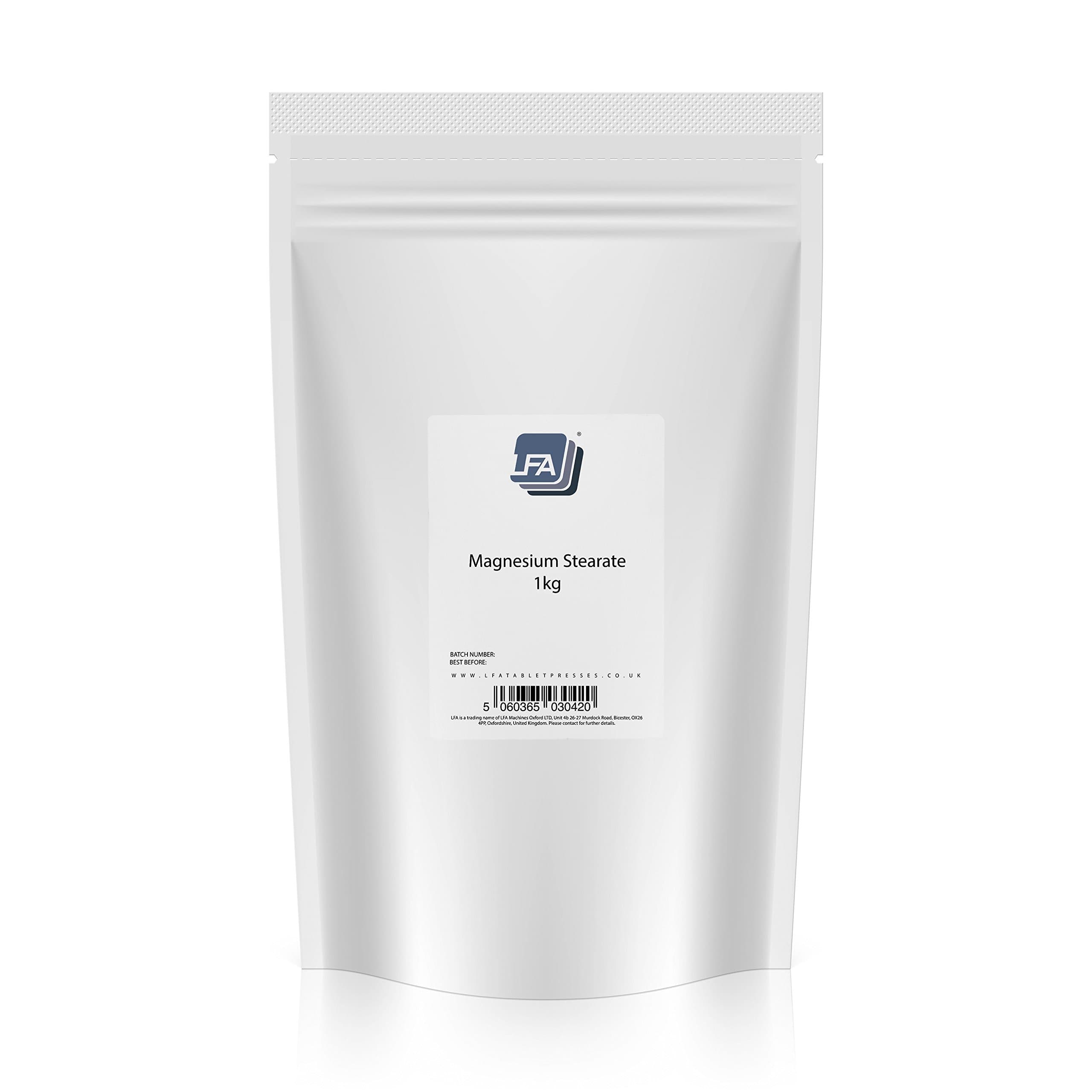 Magnesium Stearate | Excipient For Pill Press | Pharmaceutical Grade Binding Agent (2KG)