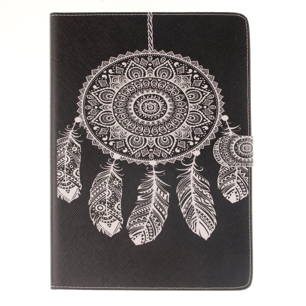 Galaxy Tab S2 9.7 Case, SATURCASE PU Leather Flip Magnet Wallet Stand Card Slots Case Cover for Samsung Galaxy Tab S2 9.7 SM-T810 T815 Black Campanule