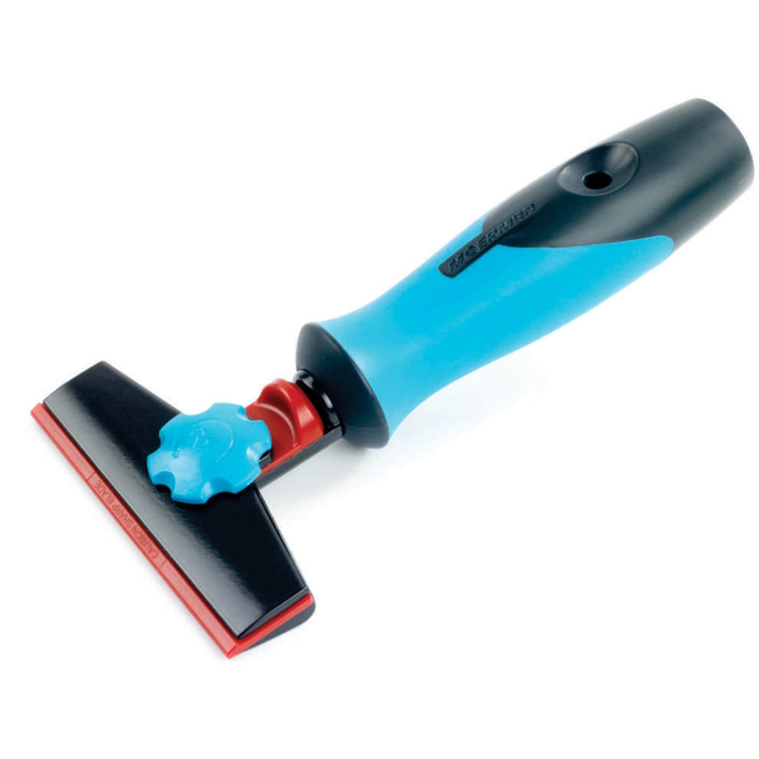 Moerman 17832 Pro Scraper with Anti-Slip Comfort Grip, Built In Blade Guard, No Tool Blade Change, 4 Inch Wide by 8 Inch Long