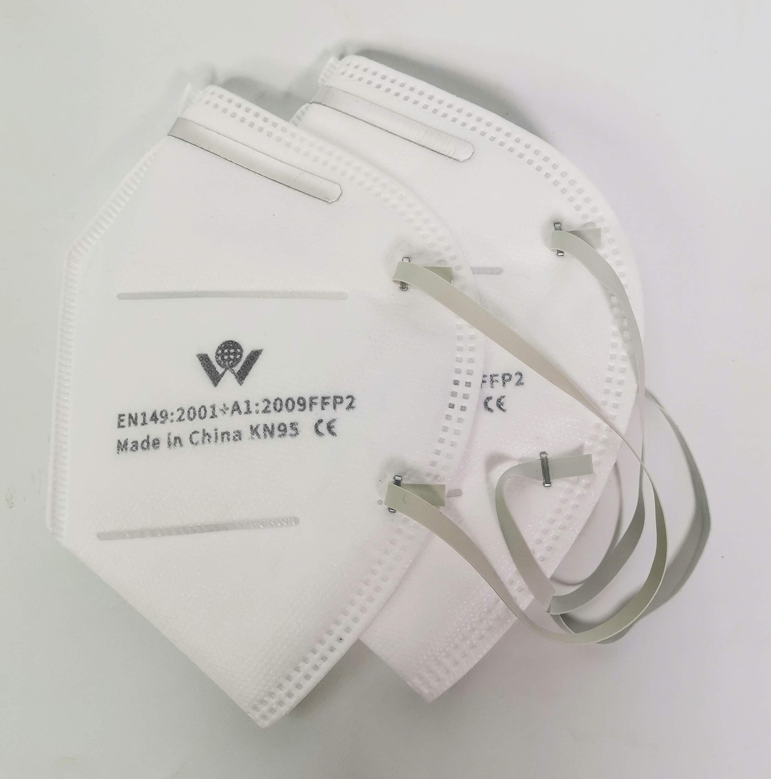 Neflyon 5-PLY CE Certification Standards-99% Dust Bacteria Ff p2/KN 95 𝐌𝐀𝐒𝐊 for Man and Women 2PCS