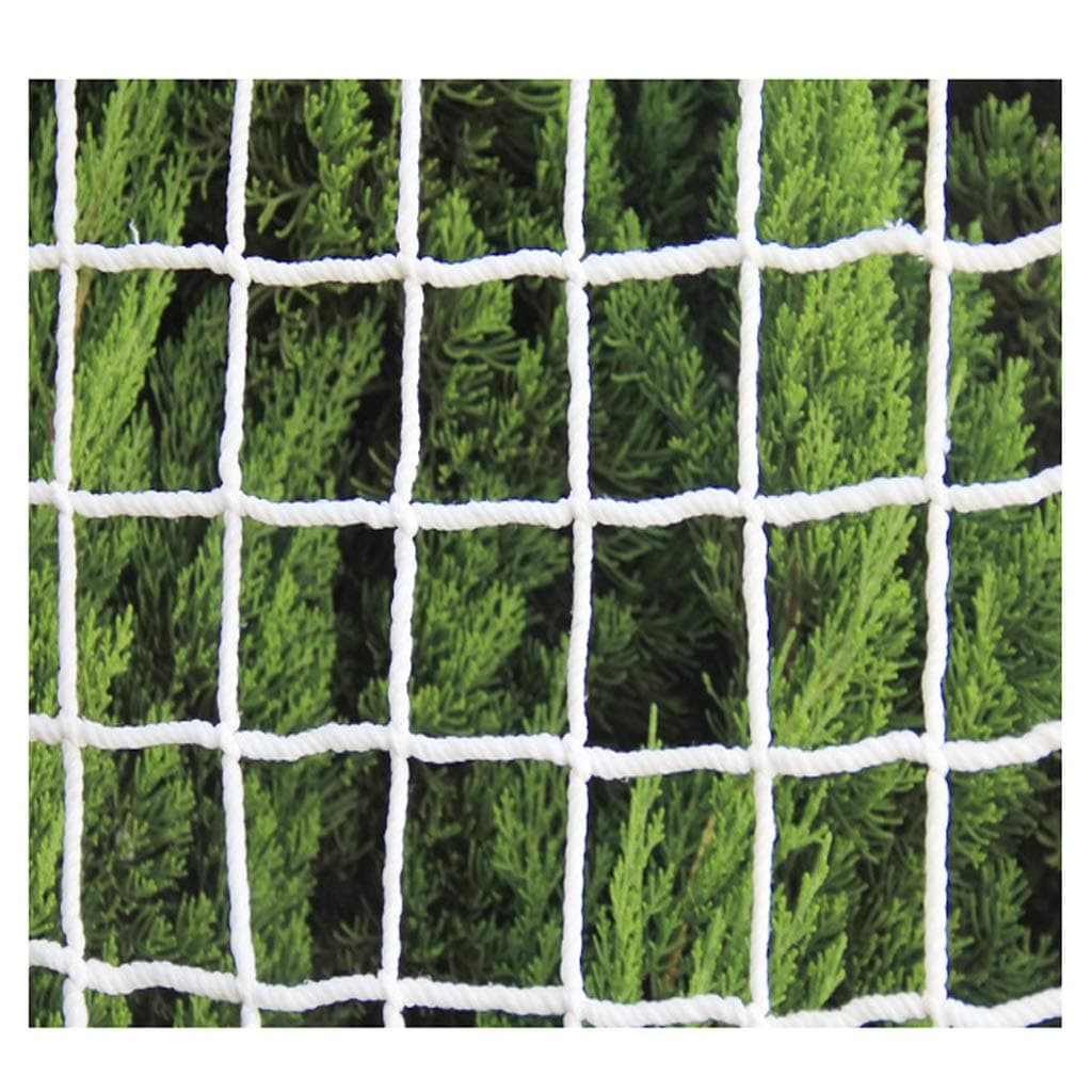 WZHONG Multifunction White Children Stair Safe Nets Construction Safe Net Outdoor Garden Protection Netting Hammock Swing Climbing Net Rope Cargo Cover Anti-Drop Net Multiple Sizes