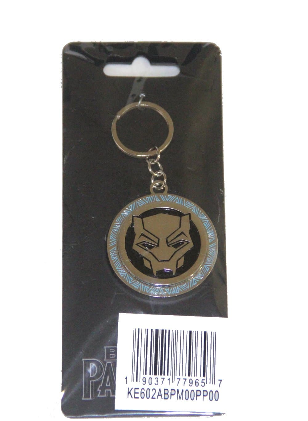 Marvel Metal Keychain Black Panther Key Chain Ring