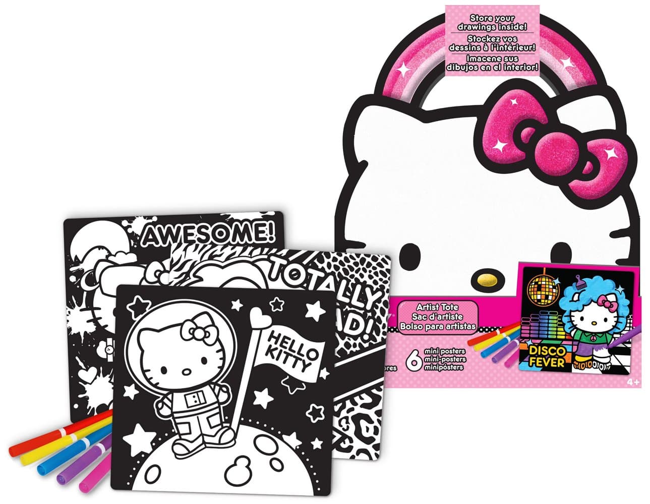 Hello Kitty Mini-Poster Artist Tote Set