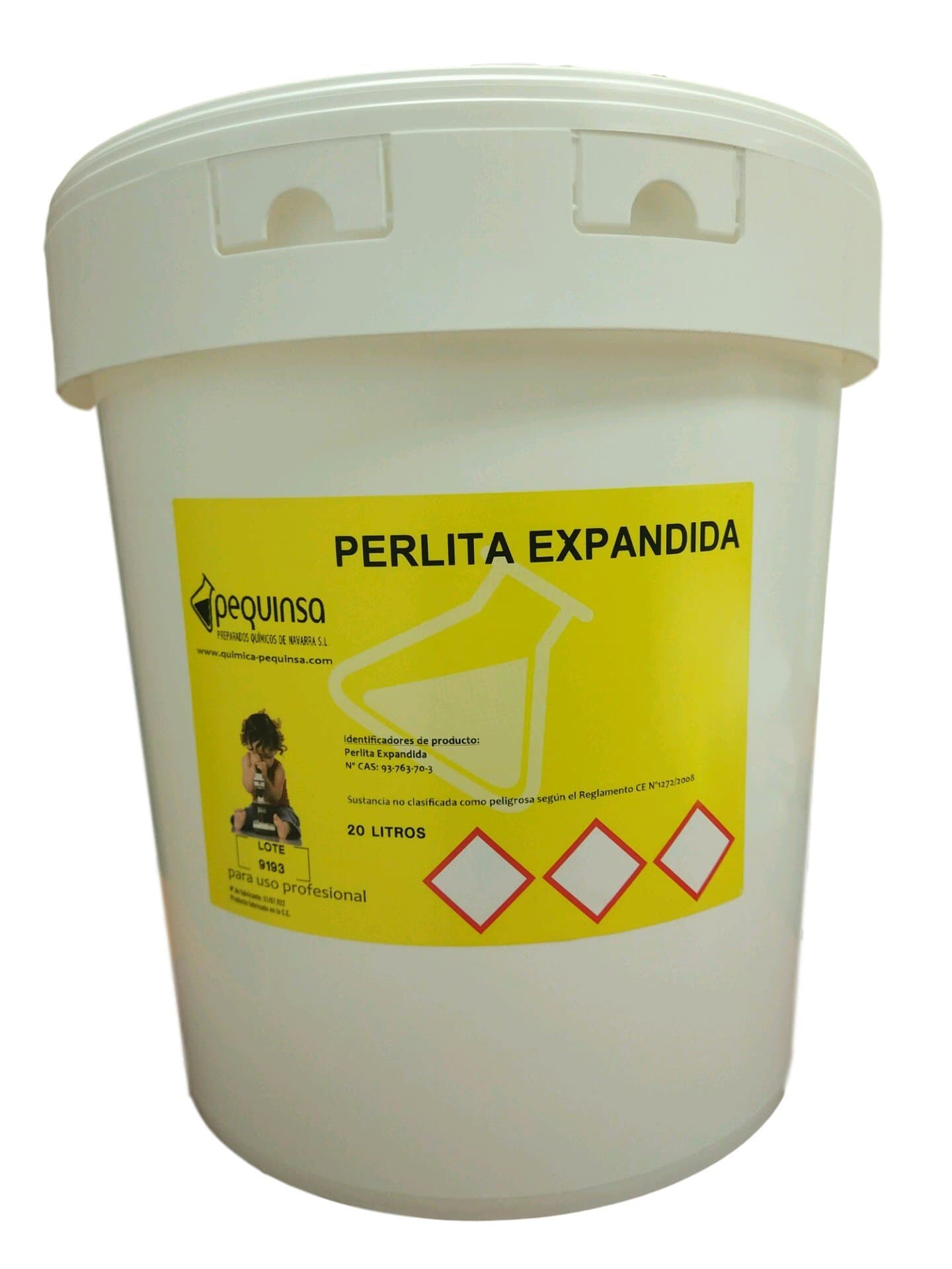 PEQUINSA Expanded Pearl Fine Size 20 litre container.