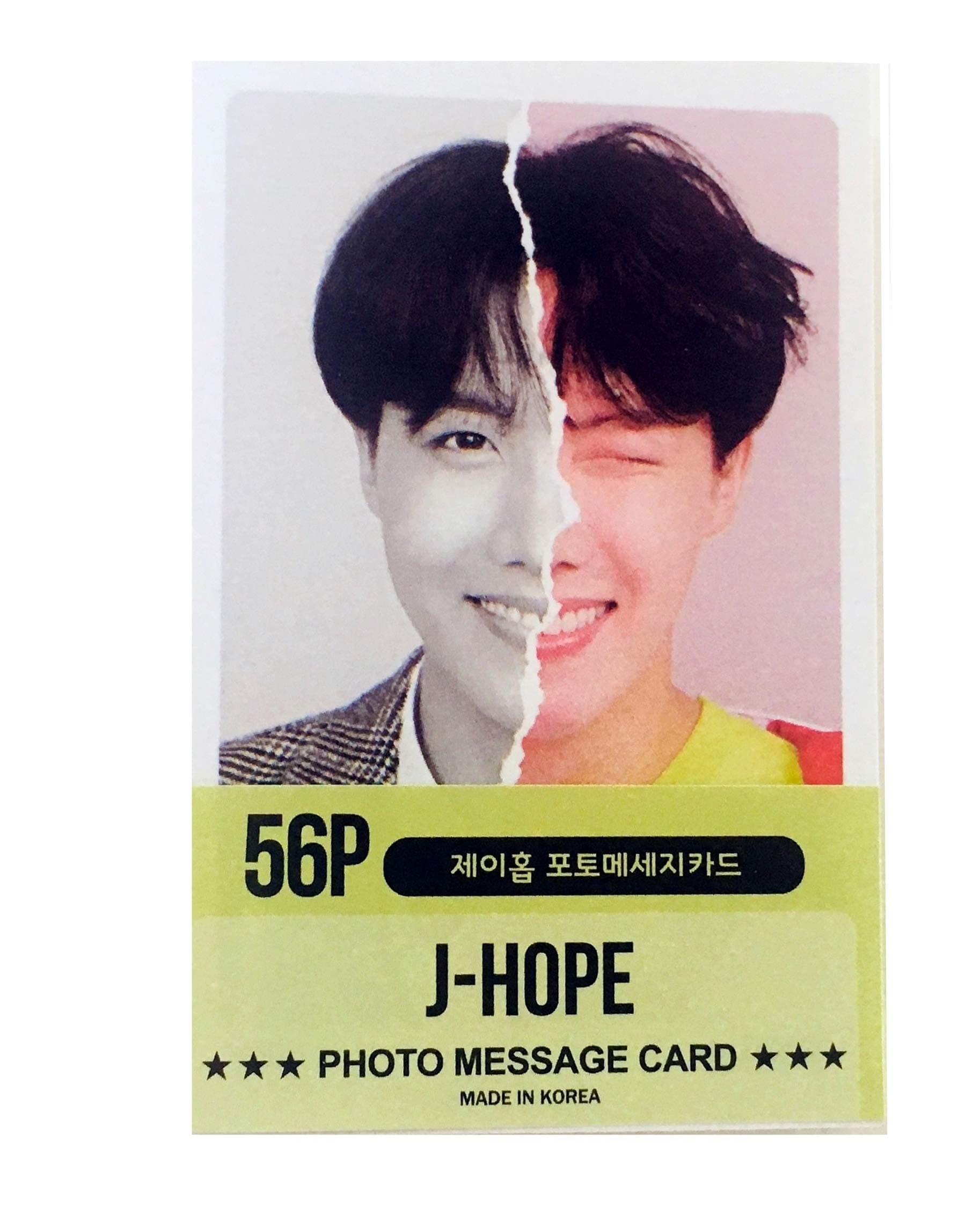 BTS Message Photocards 56pcs Brand-New version (J-HOPE)