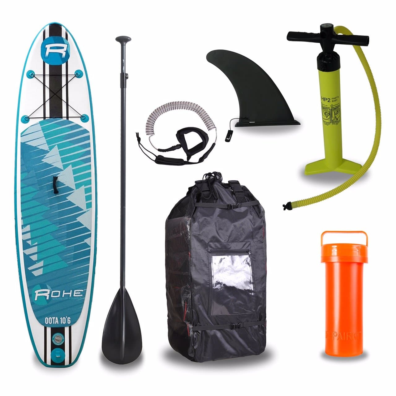 ROHE Pack Paddle Gonflable Oota - 320x76x15cm - Avec accessoires