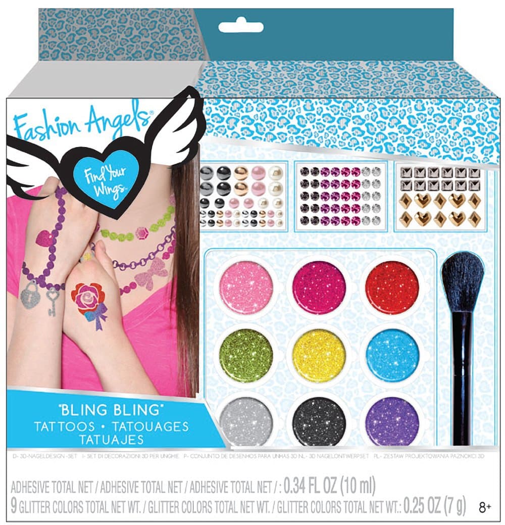 "Bling Bling" Body Glitter Tattoo Kit